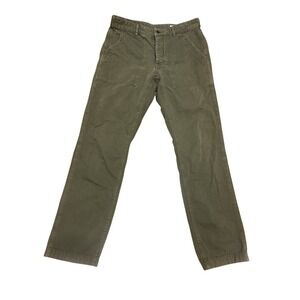 Wallace & Barnes - Men's Olive Surplus Pants - Classic Utility Style